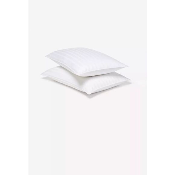 Charter Club White Down Medium Density Pillow, King - Picture 2 of 7